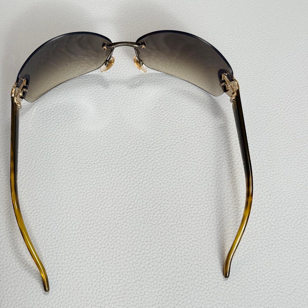 GUCCI ハート gg ラインストーン リムレス サングラス gg4201