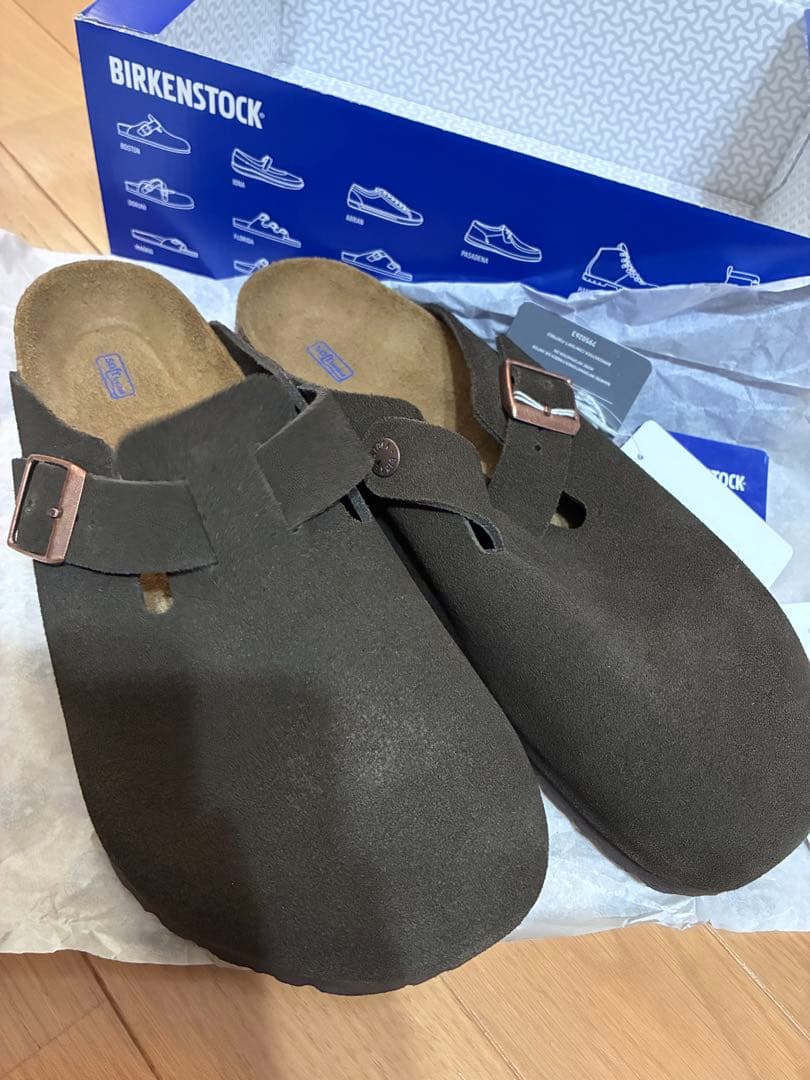 ビルケンシュトック　ボストン　スウェード　モカ　42 27.0