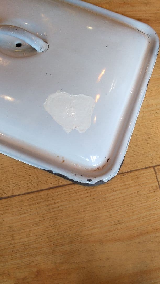 ブレッド缶パン缶 #ホーローホワイトブレッドボックス #アンティーク