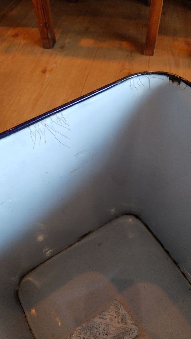 ブレッド缶パン缶 #ホーローホワイトブレッドボックス #アンティーク