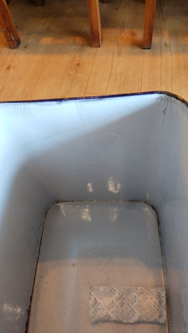 ブレッド缶パン缶 #ホーローホワイトブレッドボックス #アンティーク