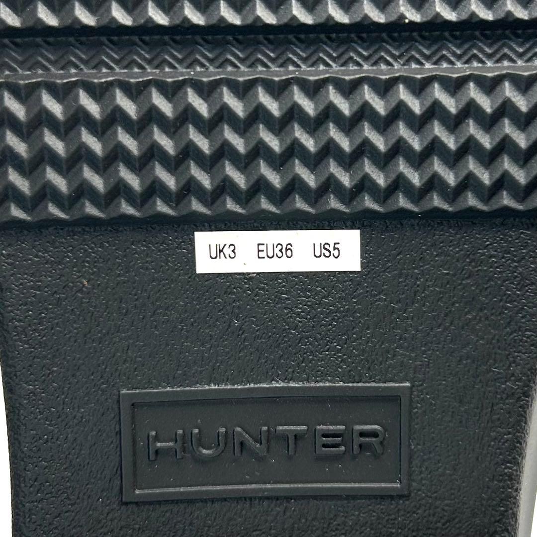 新品未使用品✨ HUNTER 【22㎝】 レインブーツ サイドゴア ショート 黒