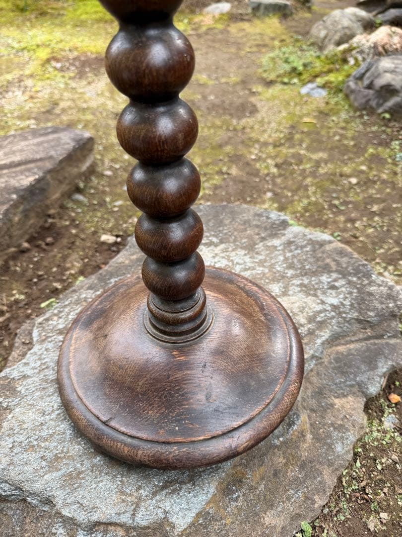 木製灰皿スタンド 昭和レトロ