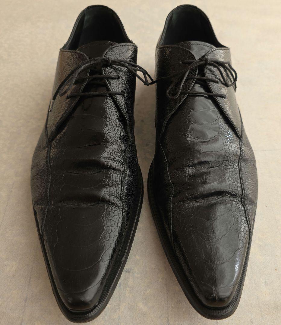 ドルチェ&ガッバーナ　オーストレッグ レザー ドレスシューズ　8 1/2