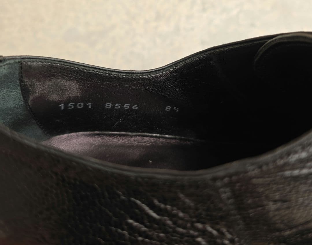 ドルチェ&ガッバーナ　オーストレッグ レザー ドレスシューズ　8 1/2