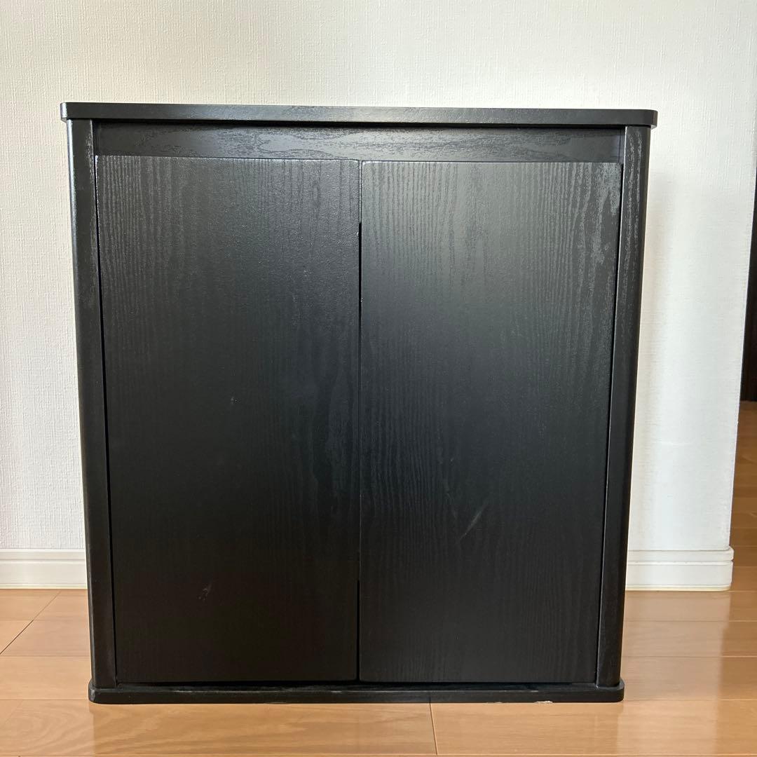 【Lococo】水槽台　黒い収納キャビネット　60×30水槽用