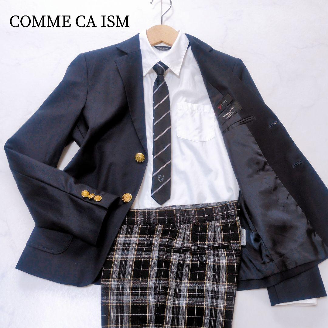 COMME CA ISM✨️フォーマルスーツ 紺ブレザー 金ボタン 卒服 150