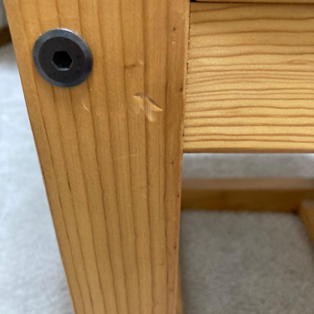 最終値下げ　ステップチェア　椅子　パイン材　アンティーク