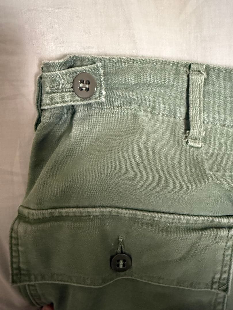 50s usarmy ベイカーパンツ ボタンフライ