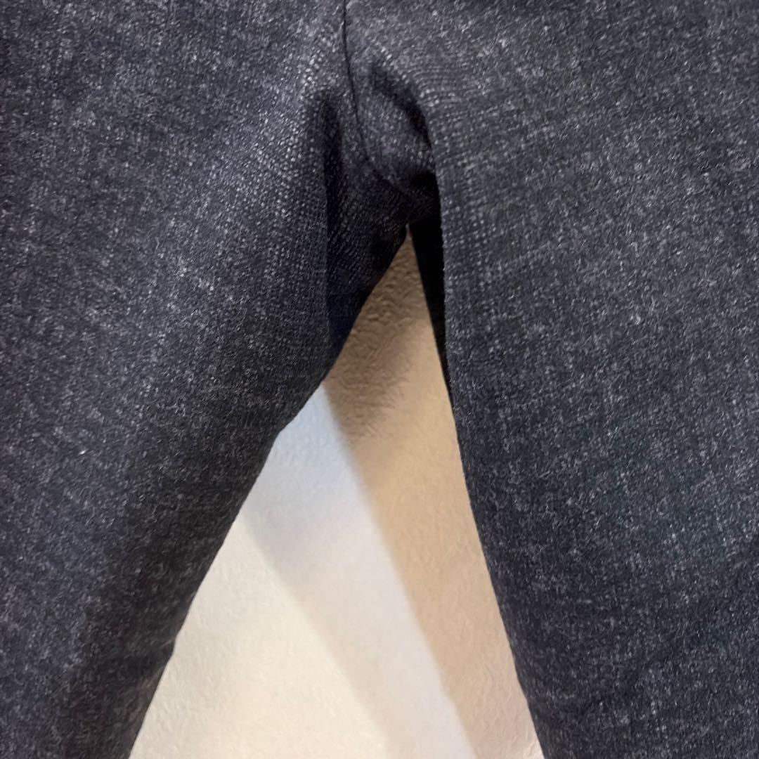 カノニコ ダブルジャケット セットアップ チェック グレー Super100