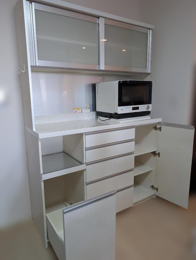 パモウナ　カップボード　食器棚　140