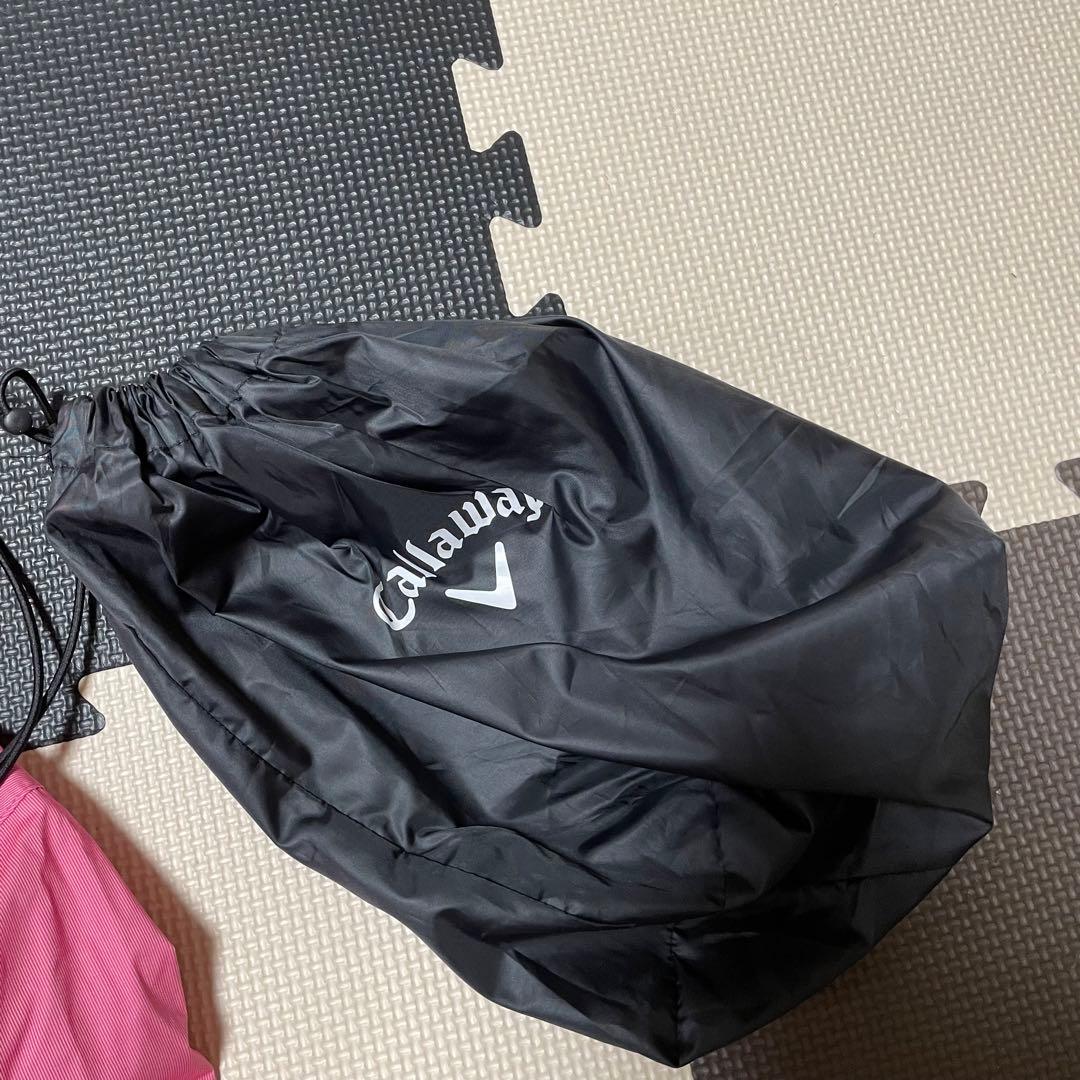 Callaway キャロウェイ 4WAYレインワンピース　レインウェア収納袋付き