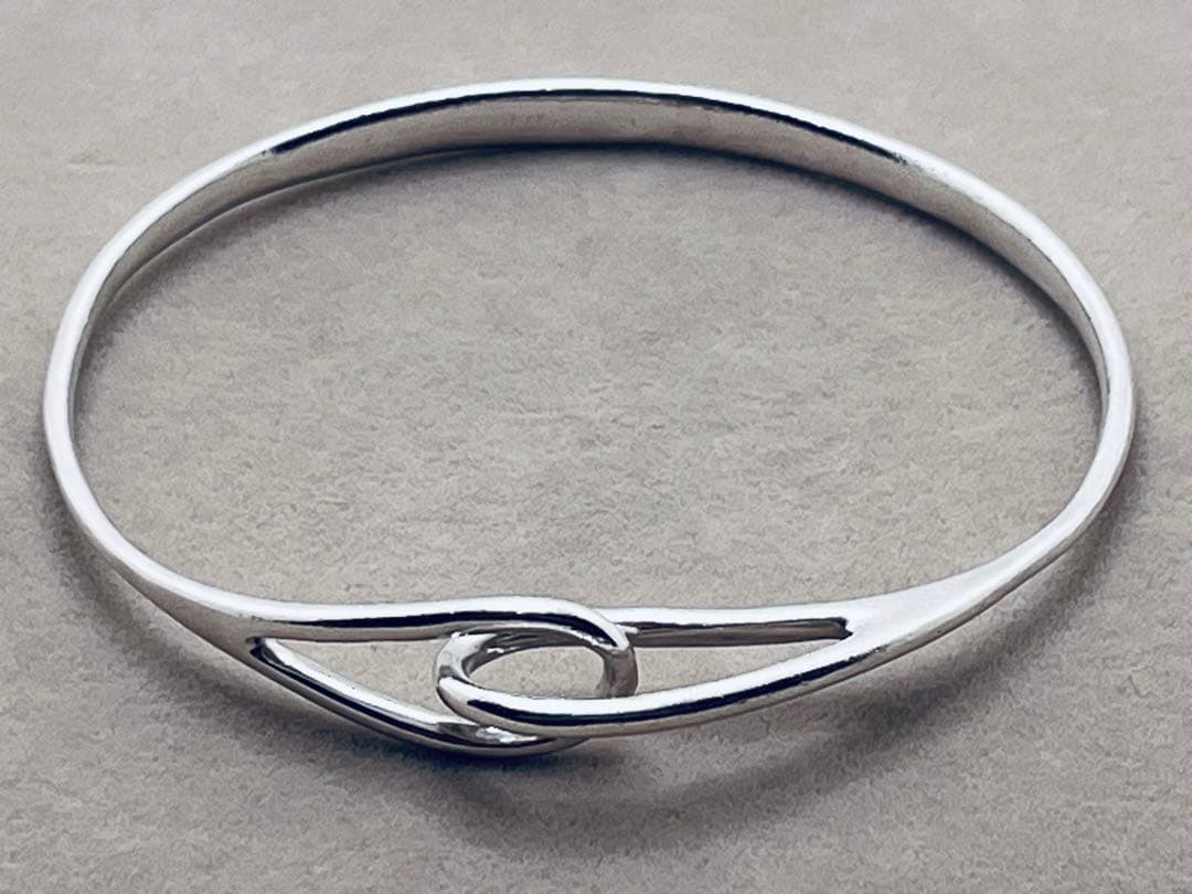 c296 ティファニー　ダブルループ　バングル　シルバー　925