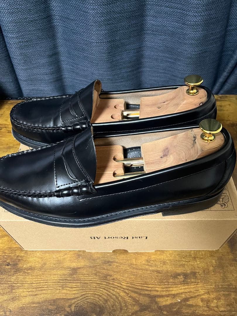 「美品」G.H. Bass & Co. Weejuns 黒ローファー