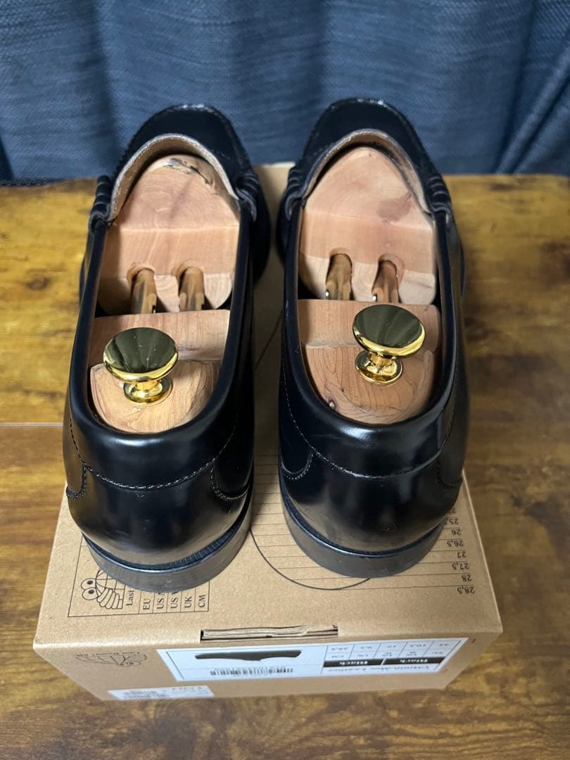 「美品」G.H. Bass & Co. Weejuns 黒ローファー