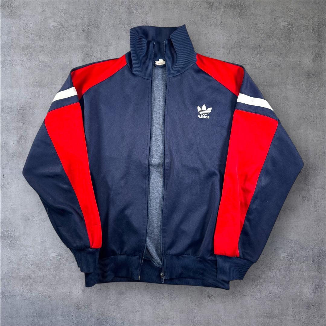90s adidas アディダス トラックジャケット ネイビー あのちゃん