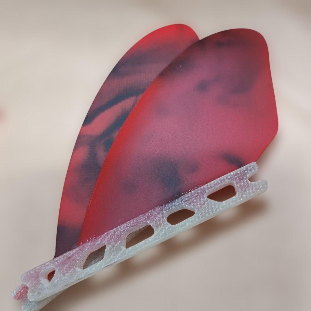 アートグラス仕様　クワッドフィン　フューチャーフィン対応　マチャドクワッド系