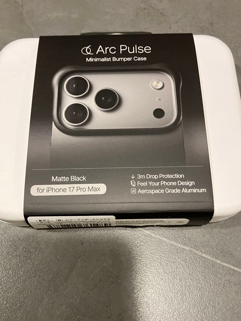 【未使用品】Arc Pulse iPhone17proMaxマットブラック