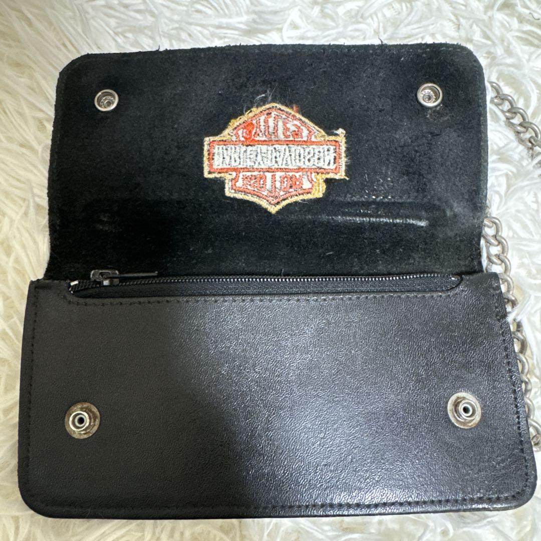 Harley-Davidson ウォレットチェーン　ロゴ 刺繍　USA製