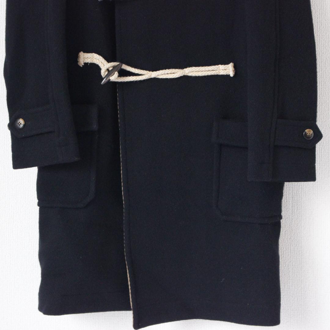 JUN OKAMOTO ダッフルコート Sサイズ ブラック ウール フード