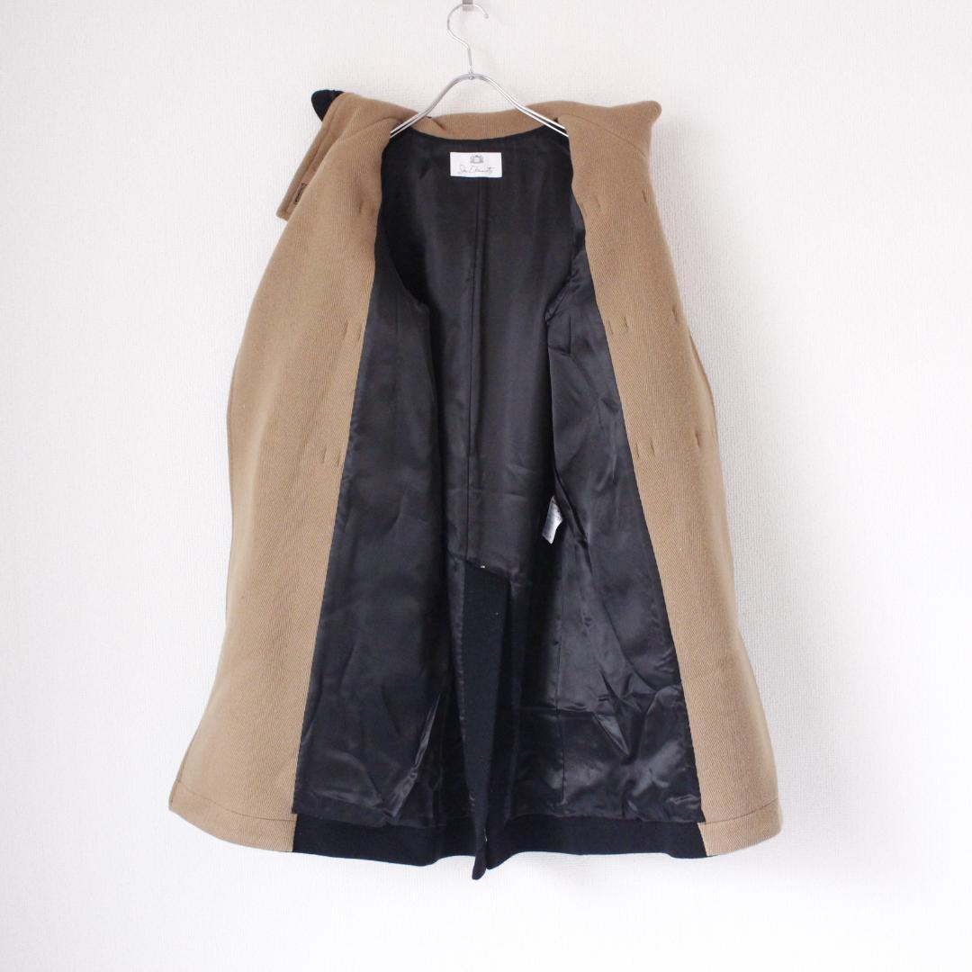 JUN OKAMOTO ダッフルコート Sサイズ ブラック ウール フード