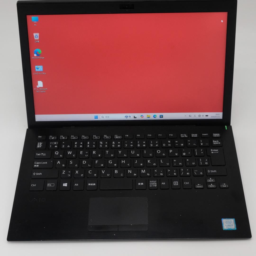Windowsノート本体 VAIO Pro PG11 i5 8GB SSD256GB Win11Pro