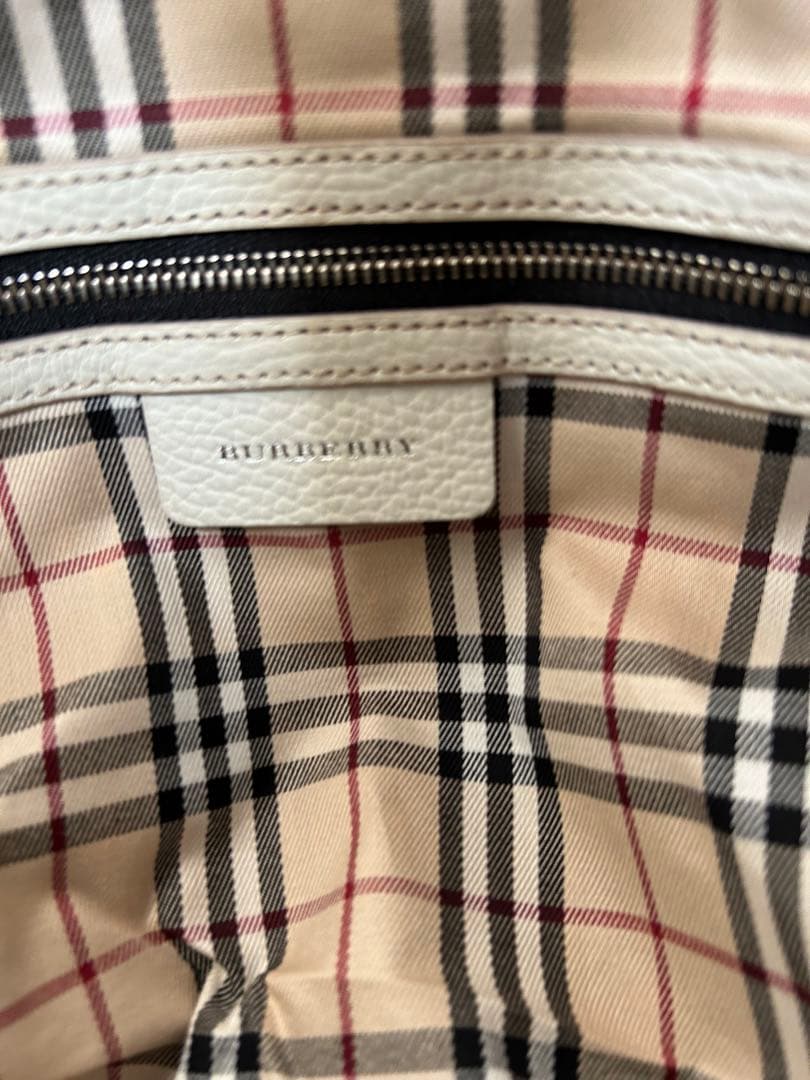 超美品BURBERRYバーバリーボストンバッグ レザーノバチェックハンドバッグ