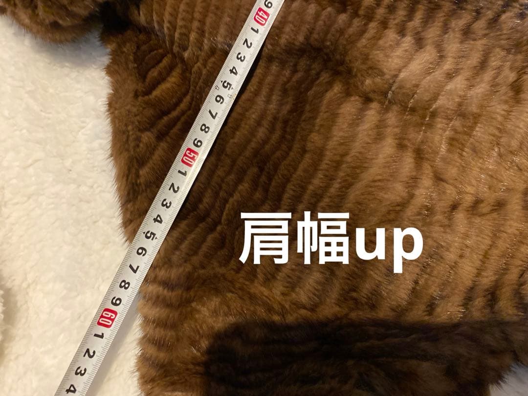 KB. fur 軽量 ミンク カシミア 高級 カーディガン ファー コート