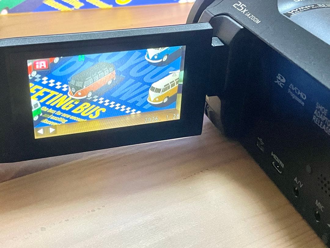 Panasonic HC-VX985M ビデオカメラ　手ブレ補正　動作品