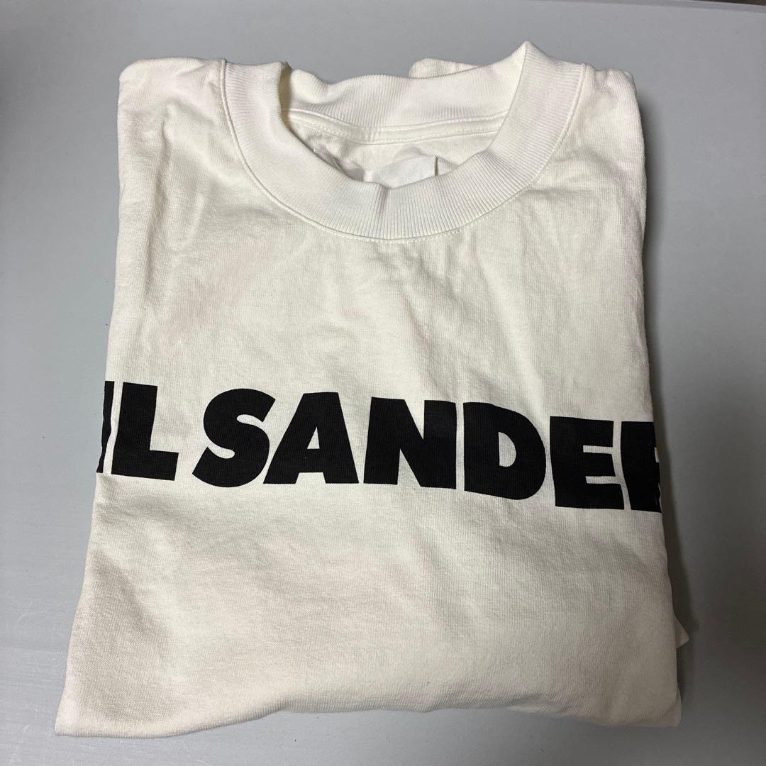 JIL SANDER ホワイトロゴTシャツ