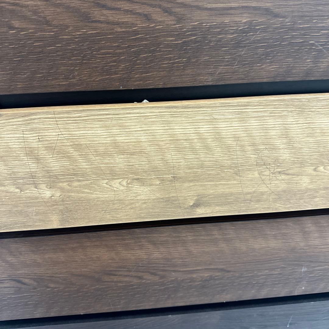 ニトリ　木製チェスト 6段 ダークブラウン