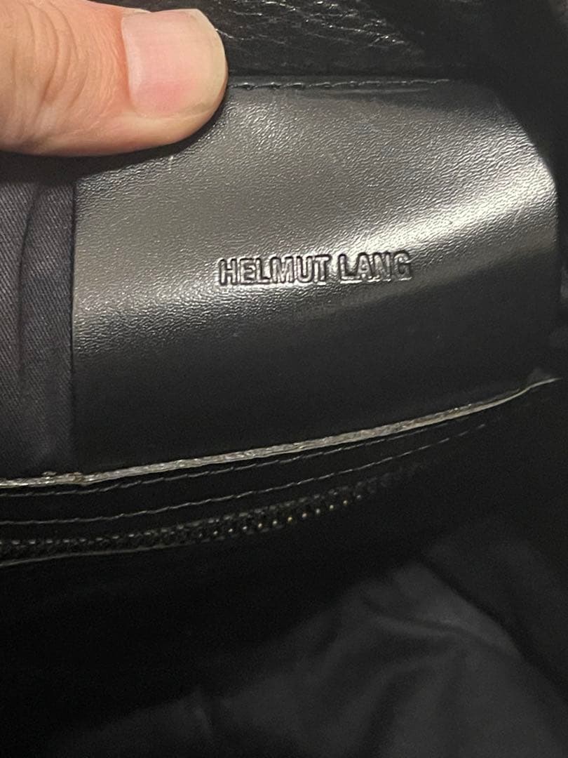 HELMUT LANG 90-00’sレザーショルダーバッグ archive