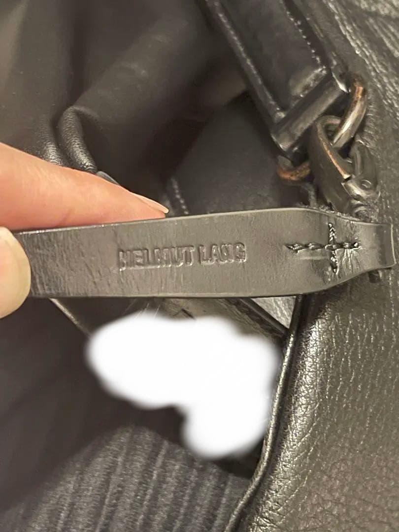 HELMUT LANG 90-00’sレザーショルダーバッグ archive