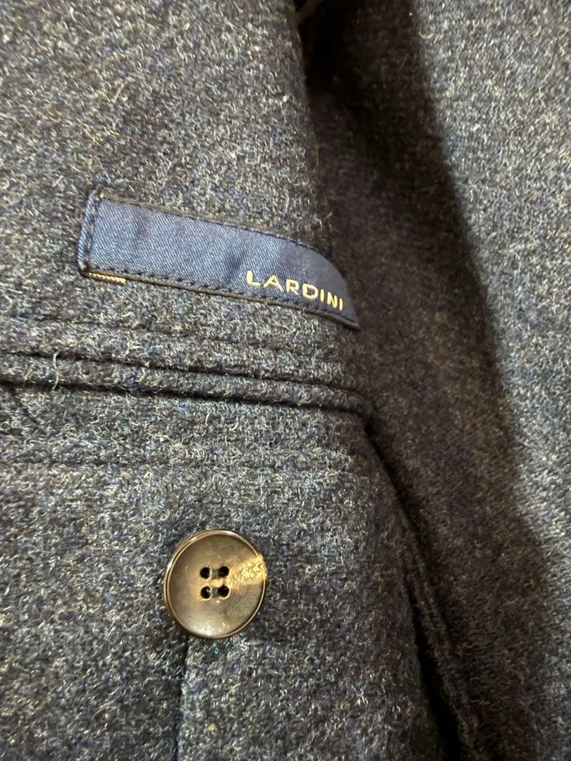 LARDINI テーラードジャケット size44 S ネイビー