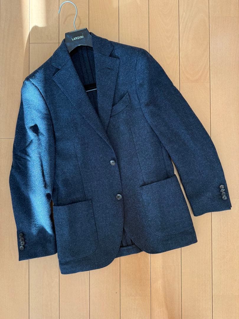 LARDINI テーラードジャケット size44 S ネイビー