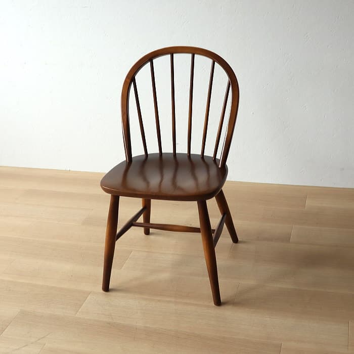 アンティーク 飛騨産業 キツツキ ウィンザーチェア ブナ材 無垢材③