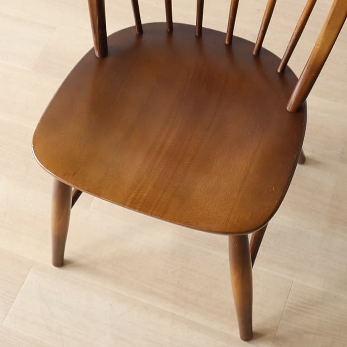 アンティーク 飛騨産業 キツツキ ウィンザーチェア ブナ材 無垢材③