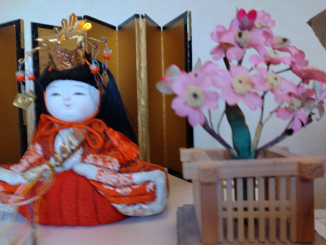木目込みミニ雛人形
