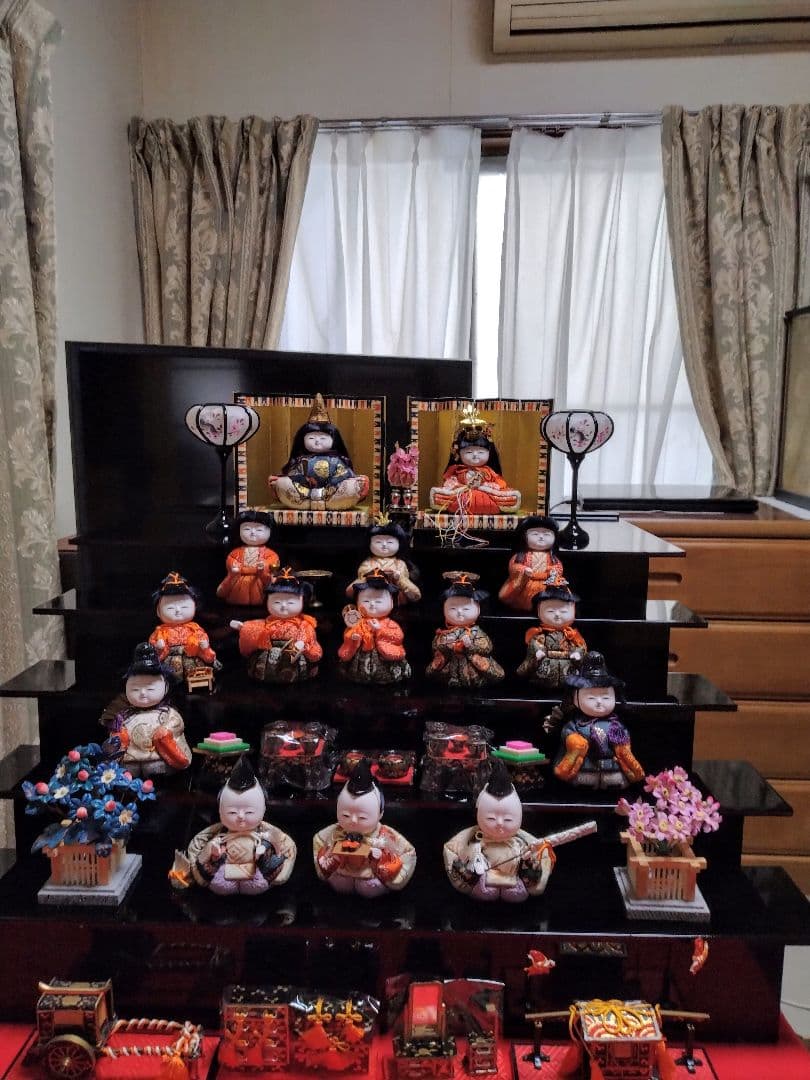 木目込みミニ雛人形