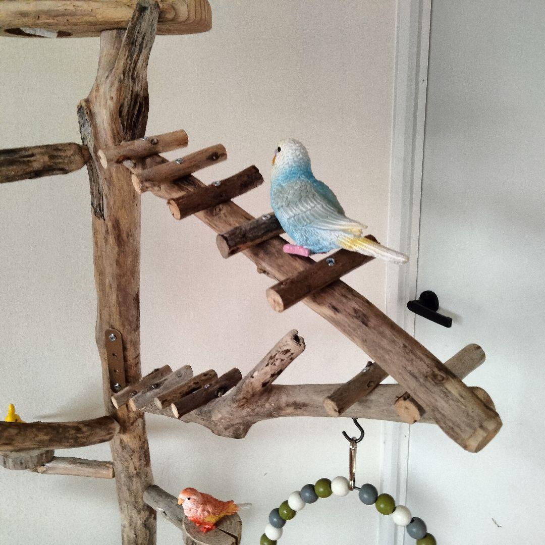 KURIONE SHOP バードアスレチックジム 自然木 流木 止まり木