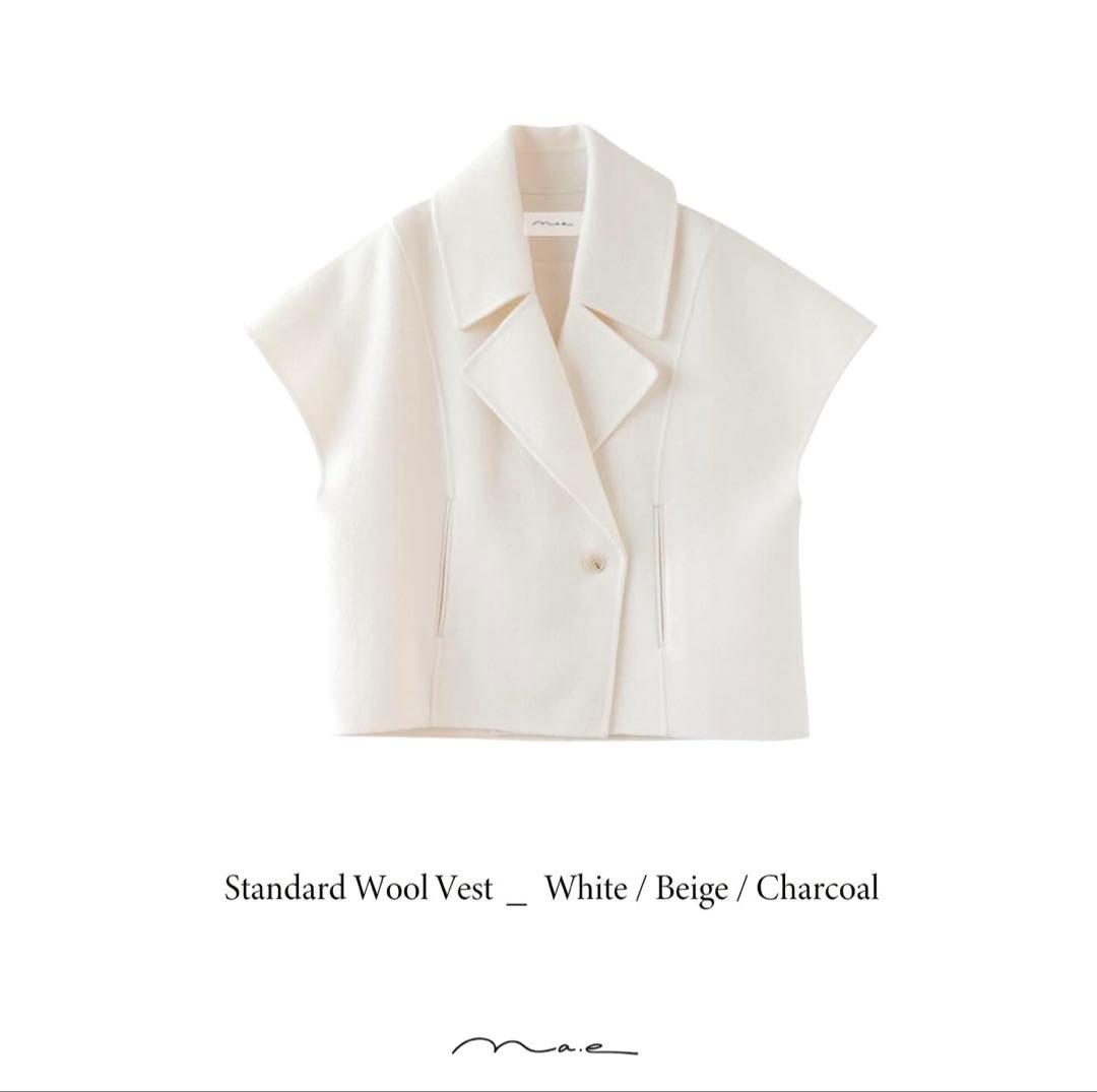 Na.e na.e Standard Wool Vest ベスト　ジレ　コート