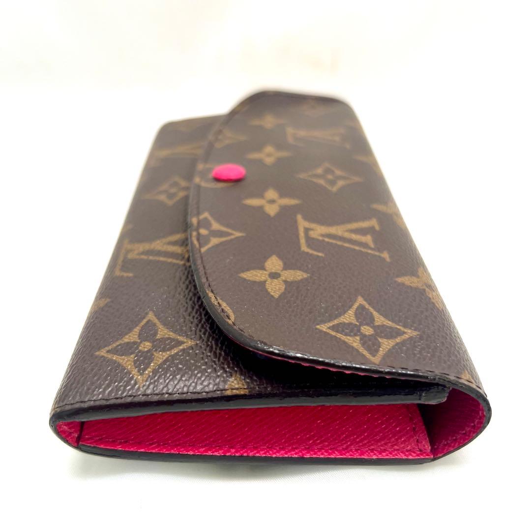 ルイヴィトン モノグラム ポルトフォイユ エミリー ホットピンクM41943