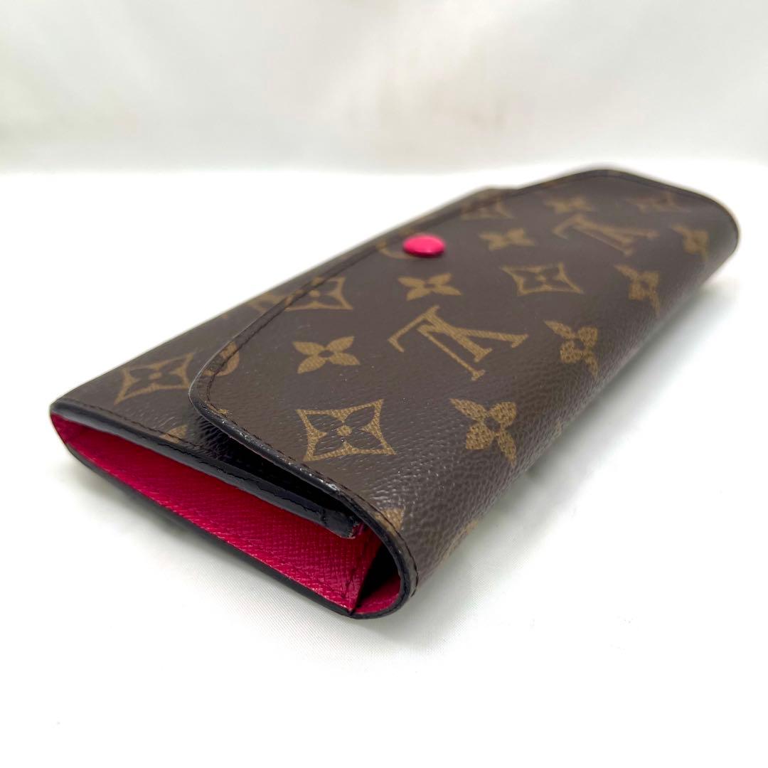 ルイヴィトン モノグラム ポルトフォイユ エミリー ホットピンクM41943