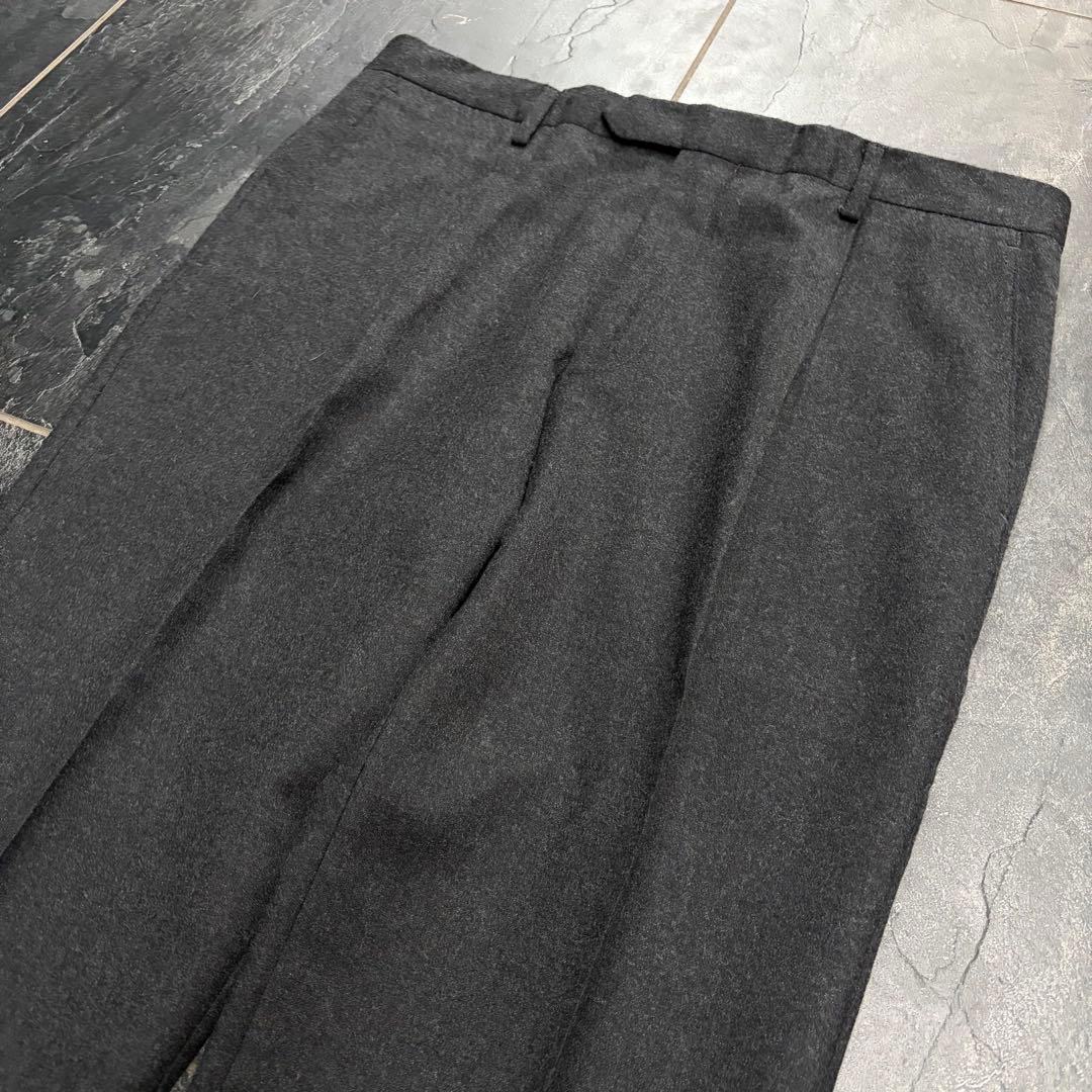 【BEAMS F】GERMANO ジェルマーノ　ウール スラックス　パンツ　50
