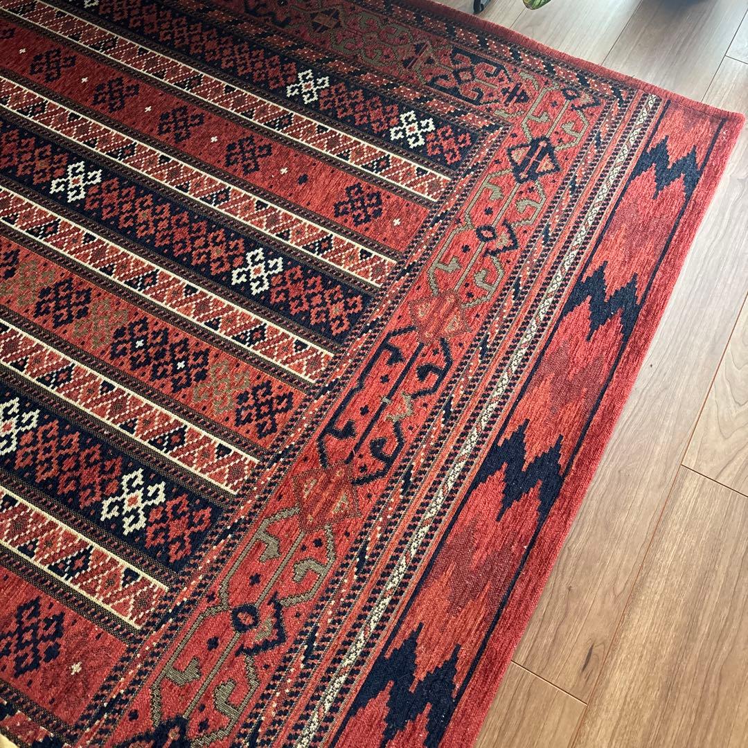 Acme  Supply 幾何学模様ラグ 約120x160cm