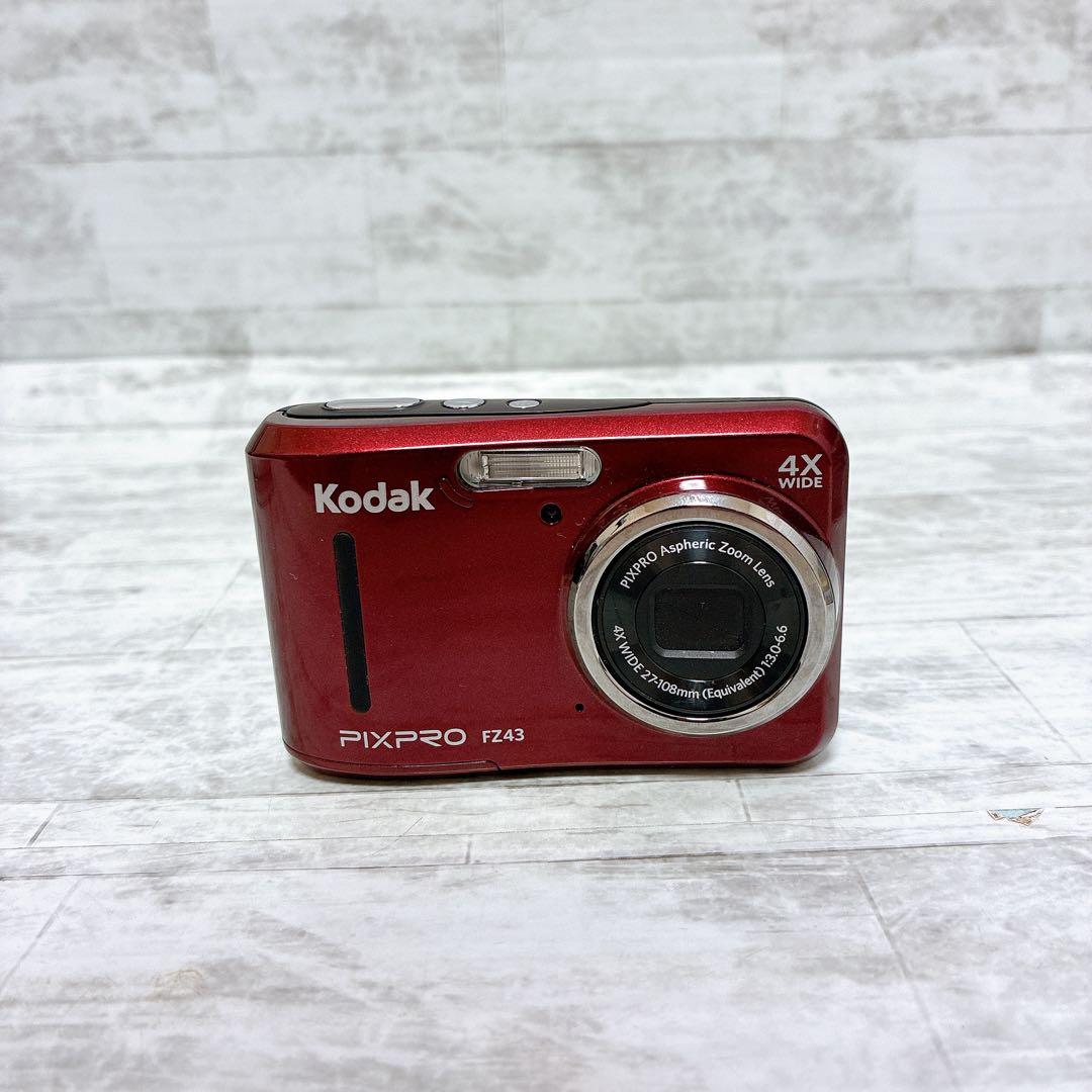 KODAK PIXPRO FZ43 レッド デジタルカメラ