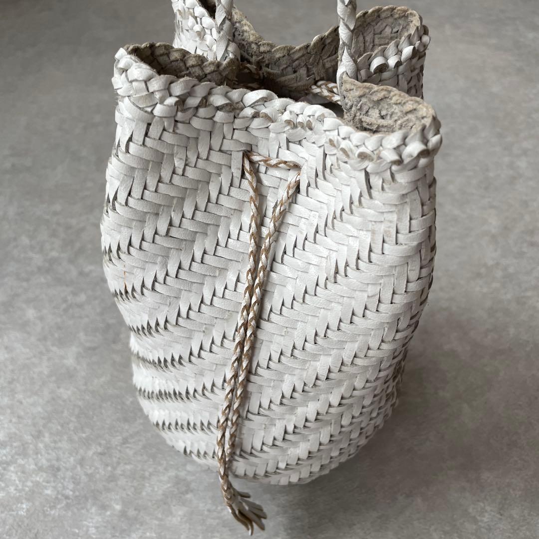 美品 dragon DIFFUSION POMPOM ショルダーバッグ 巾着