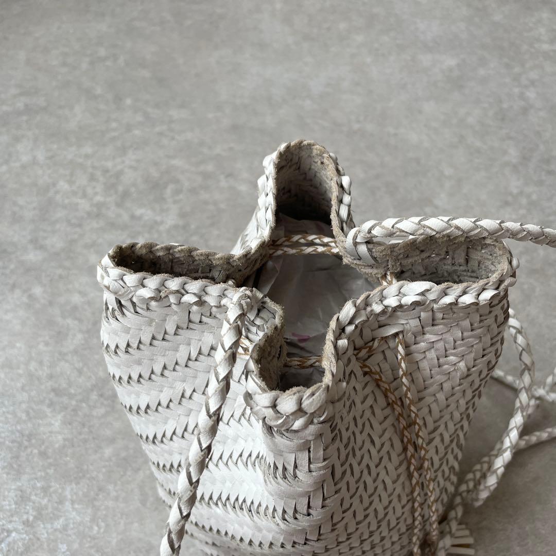 美品 dragon DIFFUSION POMPOM ショルダーバッグ 巾着