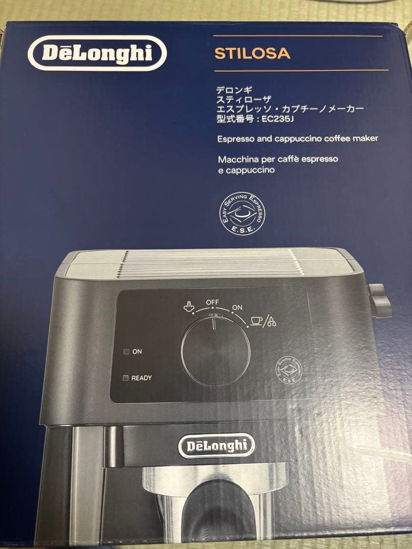 デロンギ　スティローザ エスプレッソ・カプチーノメーカー　ブラック