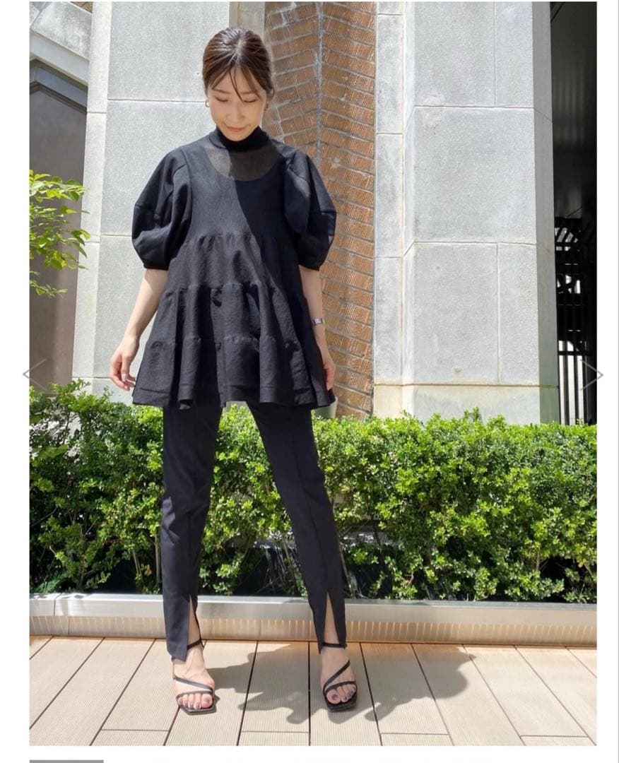 美品♡アドーア♡ADORE♡シアーチュニック♡ブラック